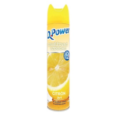 Q POWER sprejový osviežovač vzduchu 300 ml Citrus